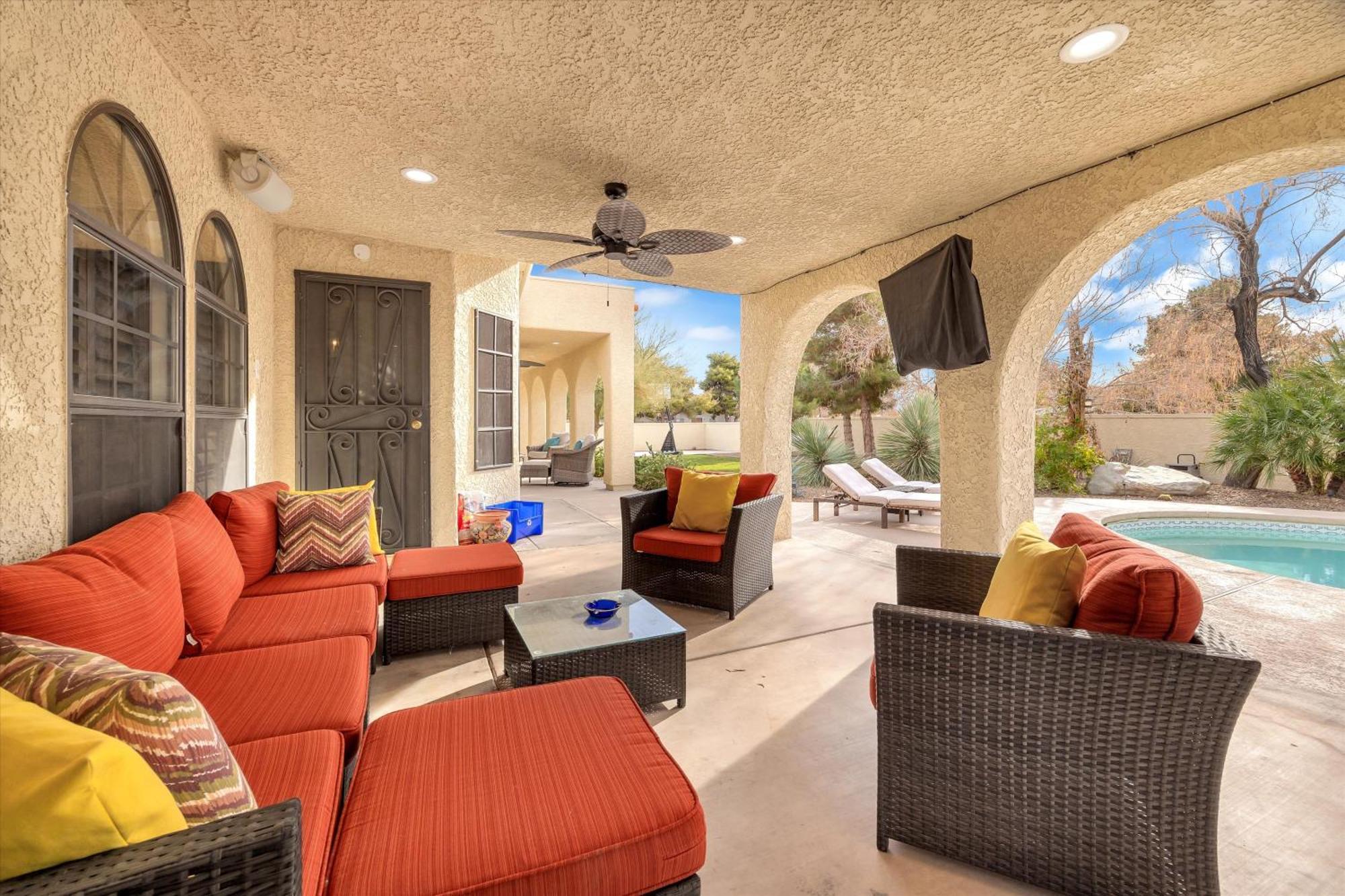 Ranch Style Villa With Pool And Spa Las Vegas Bagian luar foto